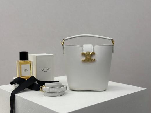 CELINELOUIS赛琳迷你光滑牛皮革手提水桶包（HH） 商品图1