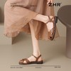 ZHR则则法式罗马风猪笼凉鞋女2025夏新款舒适透气平底半包头凉鞋 商品缩略图8