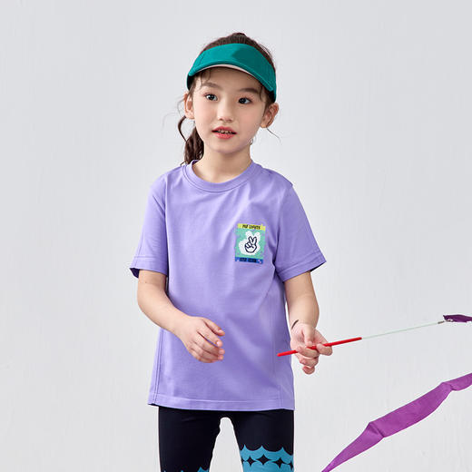 UTO儿童潮酷字母运动短袖 商品图2