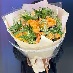 【1F】一米花坊：鲜花果汁阳台花束（需提前1天预定）