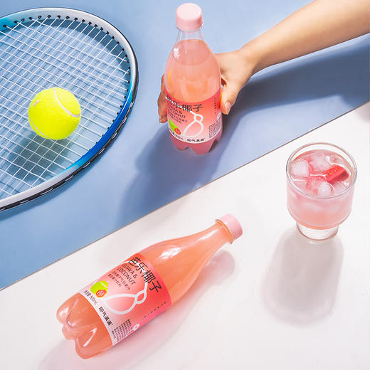 耶气满满芭乐椰子气泡水 500ml/瓶 果汁饮料 商品图7
