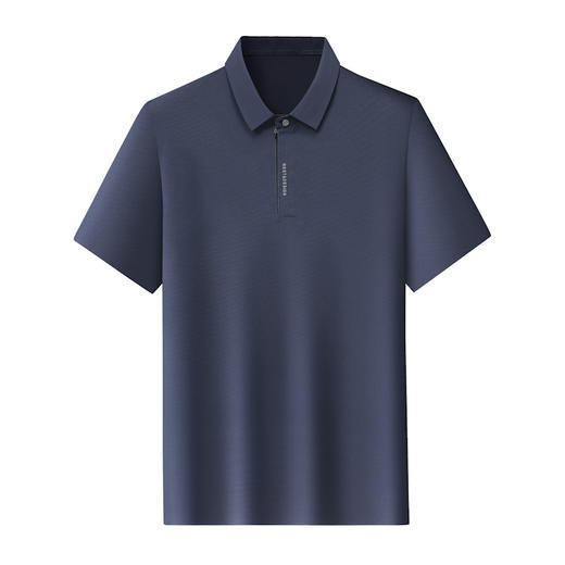 【DLS】大依优型大码拉链款短袖Polo衫翻领加肥加大男士大号弹力透气舒适夏季弹力半袖 商品图4