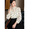 艾尚臣波点衬衫女高级感长袖防晒衬衣通勤气质职业上衣高端衬衣薄 商品缩略图0