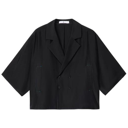 2楼素然轻薄电力纺短袖西服吊牌价2450 商品图4