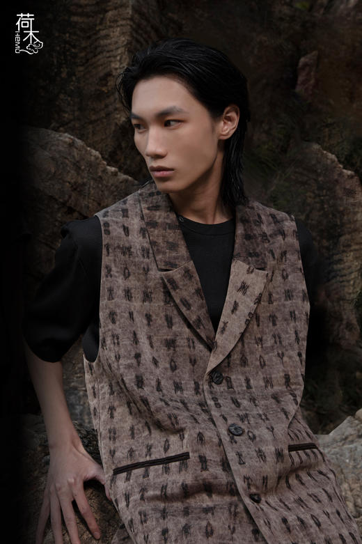 荷木HEMU丨[MEN]行文·马甲 商品图2