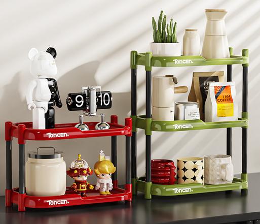 1002置物架二层-红 商品图0