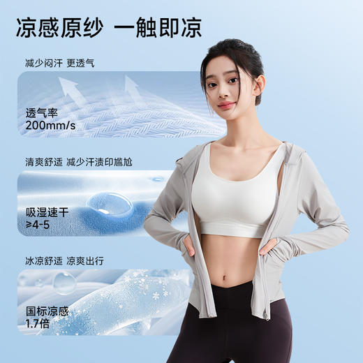 美季美优G凉感修身防晒服 商品图1