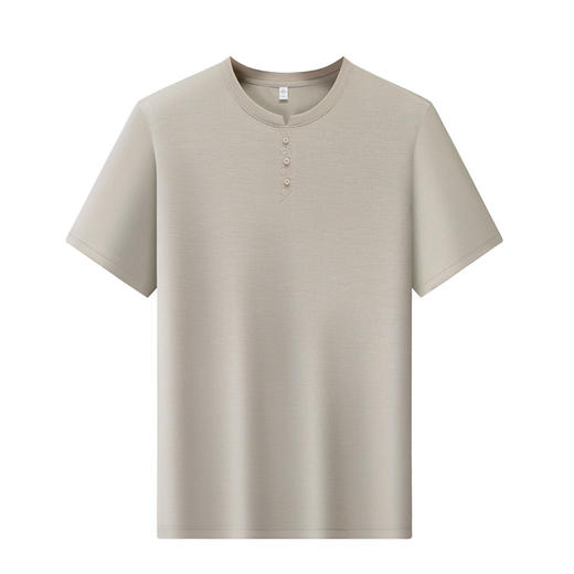 【DLS】大依优型大码短袖T恤圆领加肥加大男士大号弹力透气舒适夏季半袖 商品图4