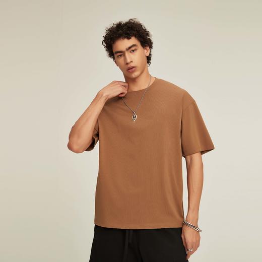 【品牌代工厂 99元/3件】致造zzao重磅男女纯棉纯色T恤 商品图5