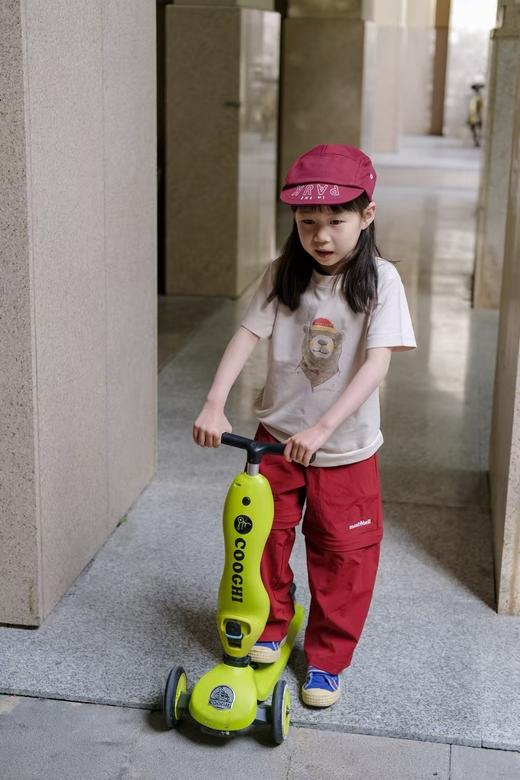 2025夏季日系MB儿童红帽小熊户外速干抗菌凉感功能性圆领短袖！ 商品图0