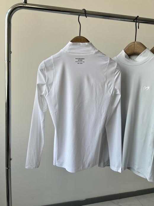 兔耳朵纯原单打底衫🍁🍁，纯原单货，接受任何形式的验货，超级百搭的一款，韩国🇰🇷面料,超有质感，竖条纹和网眼拼接，胸前立体LOGO，后背印花，显瘦又百搭的一款！ 商品图8