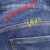 DSQUARED2 女士 Medium Wash Traveller字母徽标刺绣休闲牛仔裤 浅蓝色 S73LA0299 S30341 470 商品缩略图2