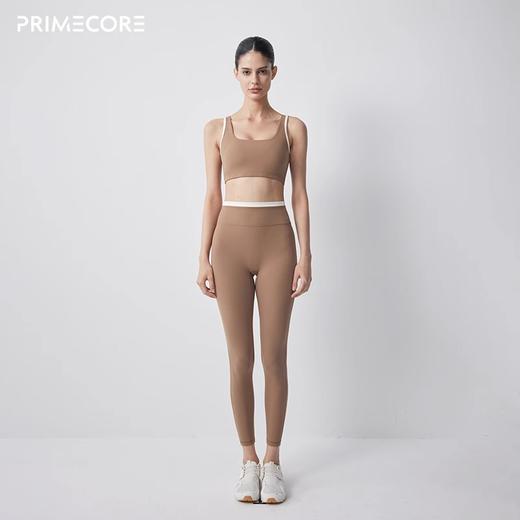 PRIMECORE 瑜伽上衣背心带胸垫运动文胸女高强度防震假两件无痕 商品图4