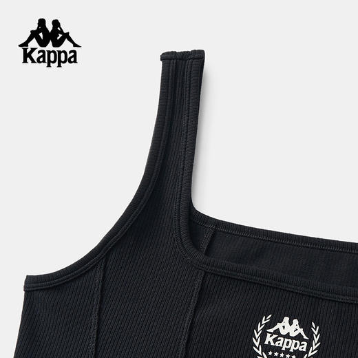 Kappa卡帕背靠背夏季新款运动背心女款休闲无袖上衣修身透气背心KPDJBVV95 商品图2