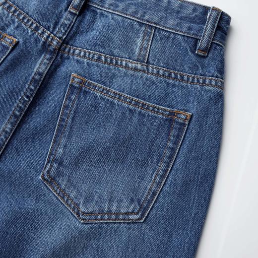 ROMI STUDIO “棕标甄选” 竹节长绒棉混纺肤感直筒牛仔裤 24SSN884 商品图5