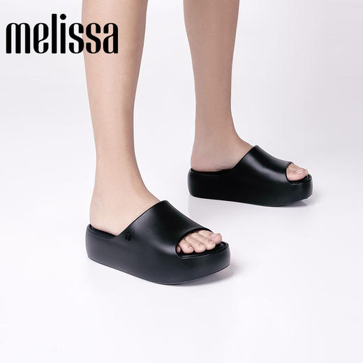 Melissa/梅丽莎 日常糖果简约甜美女士贝果面包鞋拖鞋厚底鞋35859 商品图2