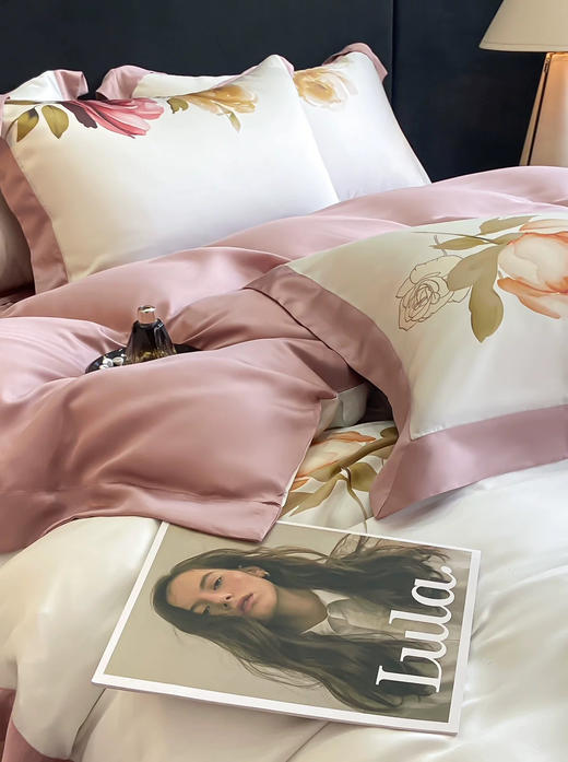 福利款！高奢100S奥地利兰精天丝印花四件套  品牌公司尾单 柔滑垂凉  静谧守护超柔睡眠 商品图1