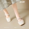 ZHR方头玛丽珍鞋女2025新款网红时尚浅口单鞋女韩版舒适ins小皮鞋 商品缩略图4
