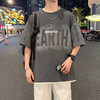 【DYY】大依优型大码圆领短袖T恤夏季加肥加大肥佬休闲宽松透气弹力男装上衣潮款 商品缩略图1