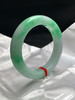 612721，57.8圈口，飘绿正圈平安镯，白底飘阳绿，几乎半截色，底子细腻 商品缩略图2
