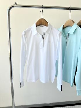 PinG原单打底衫，韩国🇰🇷客供面料，有弹力，质感棒棒的，胸前立体印花，辅料齐全，扣子有L OGO，袖子拼色设计，简约的基础款，细节品质超赞！