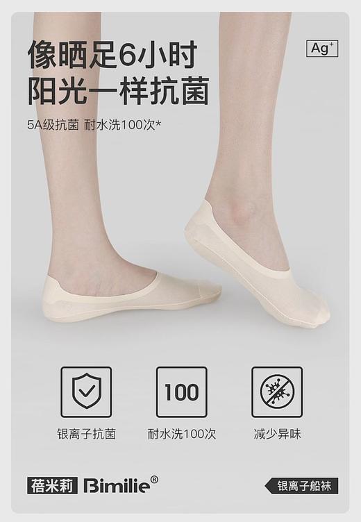 2.26之后发！新增6双39！男女都有！【Bimilie蓓米莉夏季船袜】蕉*同厂⚠同品⚠ 不掉跟隐形袜，大面积果冻胶！✅不臭脚不变形、透气性好！AG➕银离子5A级抑菌🦠防臭！ 商品图5