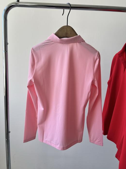 福利款💕💖，福利福利💕PING家原单T，韩国🇰🇷客供面料，棉混纺材质，面料有弹力，舒服有弹力，胸前印花LOGO，领口位置印花撞色，更是增加亮点，双层领子，撞色拼接，印花LOG O，数量不多！ 商品图5