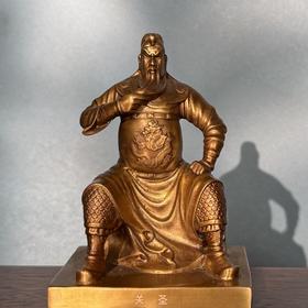 宇达青铜全铜摆件 微缩关公 铜工艺品 创意礼品 家居装饰摆件