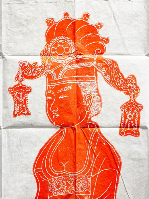 唐代女官造像石刻原拓（一套两张） 商品图3