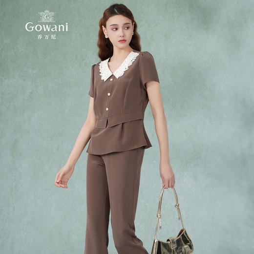 乔万尼桑蚕丝衬衫重磅28mm真丝夏新款优雅EM2C805 商品图1