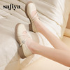 预售7天|Safiya/索菲娅2025学院风休闲一字带浅口JK玛丽珍小皮鞋SFD1111007 商品缩略图1