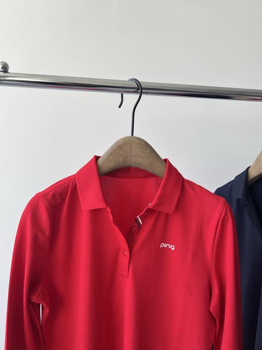 福利款💕💖，福利福利💕PING家原单T，韩国🇰🇷客供面料，棉混纺材质，面料有弹力，舒服有弹力，胸前印花LOGO，领口位置印花撞色，更是增加亮点，后面领子更是好看，印花LOG O，数量不多！ 商品图1