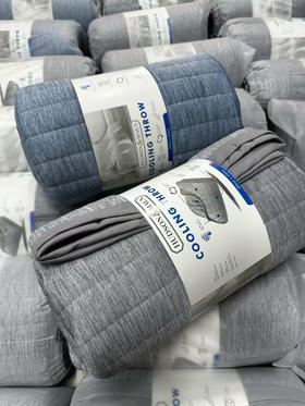 🇺🇸山姆会员店订单 ，Hudson& Maln 冰感被，尺寸200×230
颜色：灰色，蓝色
原价60美金