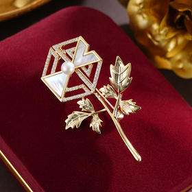 子佩集珍珠胸针【XXXZ211】镀金2503