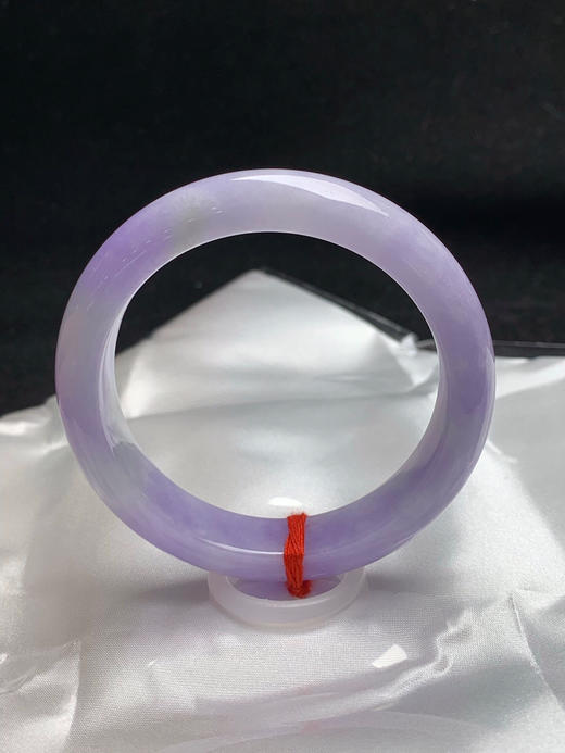 612722，54圈口，紫罗兰正圈平安镯，紫色浓郁，底子细腻 商品图3