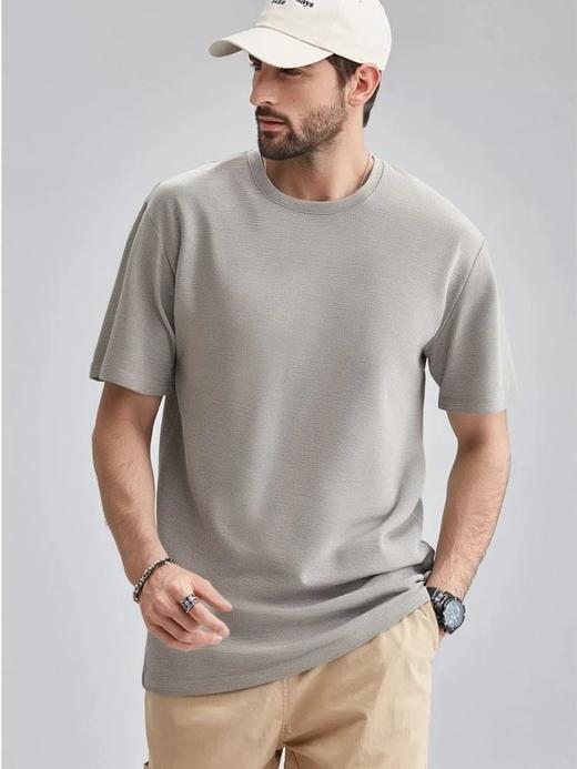 【两件起发货！单件不发，2 件 59 元】斯辰唯佳 鸟家同款 迪桑平纹 情侣排湿吸汗薄荷短袖T恤 B49-bht338 商品图0