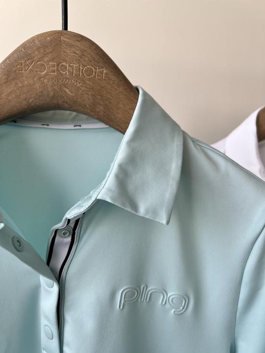 PinG原单打底衫，韩国🇰🇷客供面料，有弹力，质感棒棒的，胸前立体印花，辅料齐全，扣子有L OGO，袖子拼色设计，简约的基础款，细节品质超赞！ 商品图2