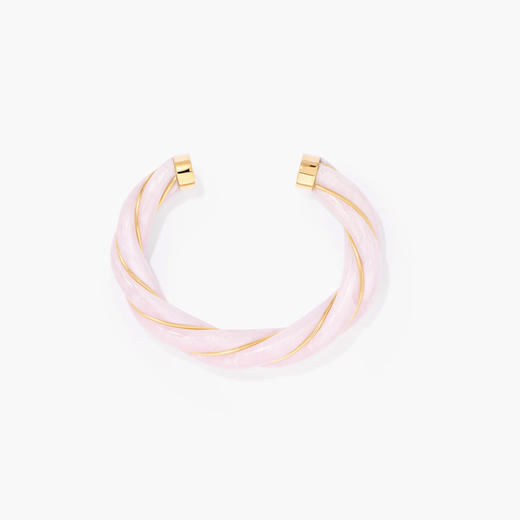 订购8周到｜Aurélie Bidermann-Diana-贝母粉 藤蔓 手镯［法国设计师］ 商品图0