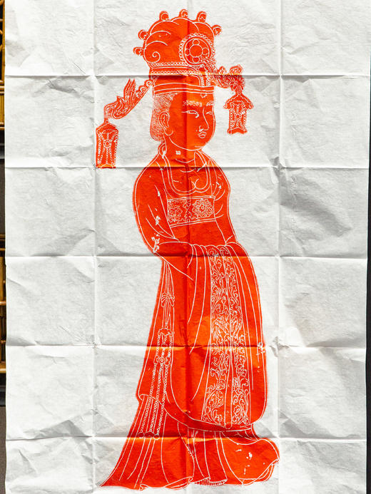 唐代女官造像石刻原拓（一套两张） 商品图4