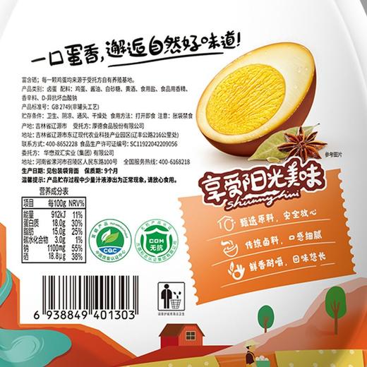双汇富硒香卤鸡蛋 30g*4枚 商品图4