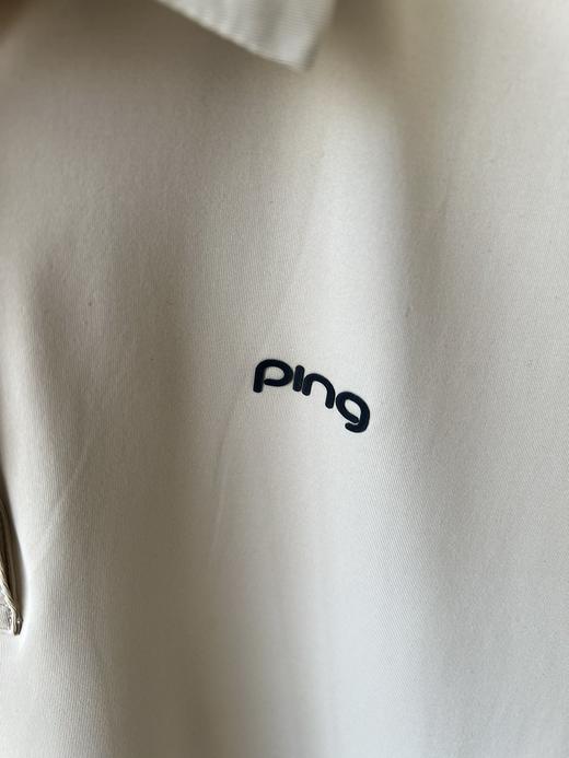 福利款，💕💕韩国🇰🇷高er夫PING速干T恤，纯元臻品，客供面料，四面弹力，质感丝滑垂顺，背后采用网眼面料，更透气，polo衬衫翻领设计，更显优雅气质，左袖口字母点缀，领口扣子带有logo 商品图4
