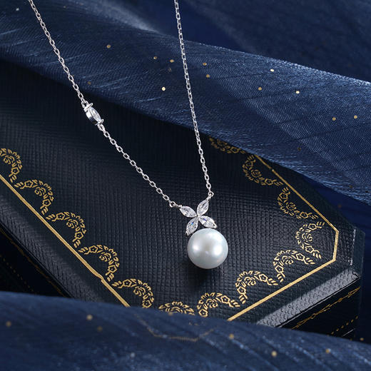 子佩集S925银珍珠套链【YL-5910】纯银项链2503 商品图2