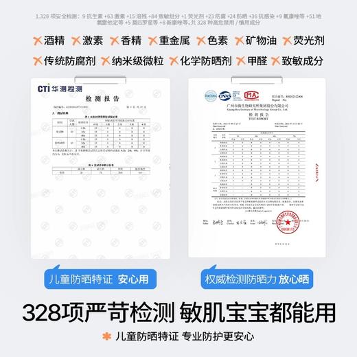 【品牌直发】（6个月以上）Hi!papa海龟爸爸小雪山防晒乳3.0全新升级 儿童防晒霜 婴儿物理防晒温和温水可卸 商品图3