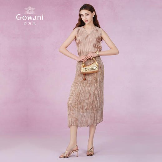 乔万尼夏季新品小香风设计V领背心EM2H726 商品图1