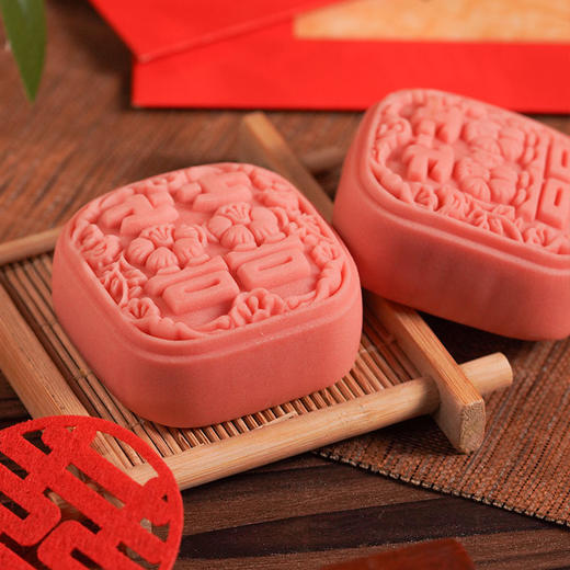 广州酒家 喜结连理礼盒结订婚喜饼中式糕点婚礼婚宴囍饼摆盘伴手礼 商品图9