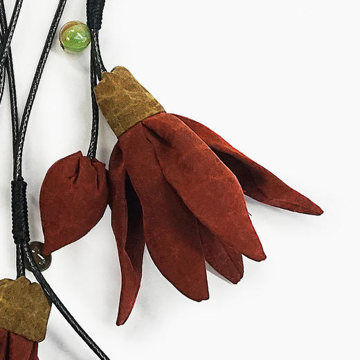 TANGY/天意2025新品复古国风个性时尚网木棉花包挂件CL252408 商品图3