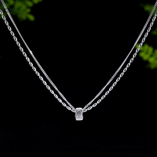 子佩集S925银【素娅】套链【YL-5618】纯银项链2503 商品图1
