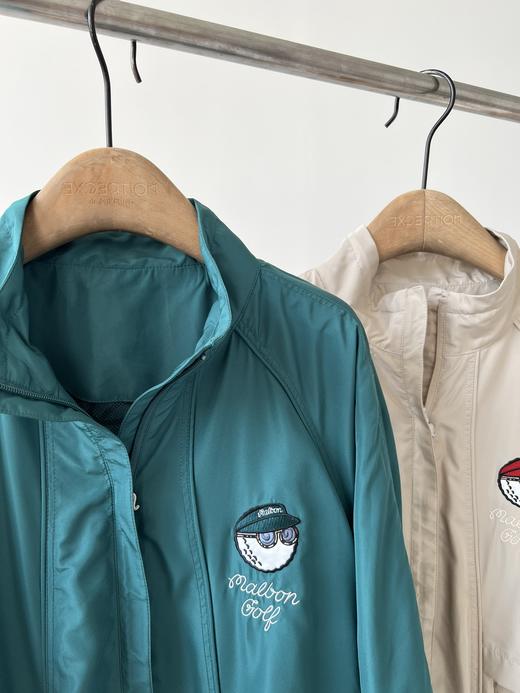 韩国🇰🇷高er夫malbon外套，这款是经典拉链设计，穿脱更方便，胸前logo点缀，超精致，后背立体压胶LOGO工艺，超级上档次，底摆处有抽绳、根据不同的环境需要，随时疏松拉紧抽绳，超洋气 商品图4