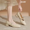 ZHR则则法式优雅闪钻链条玛丽珍鞋女鞋2025新款时髦柔软粗跟单鞋 商品缩略图5