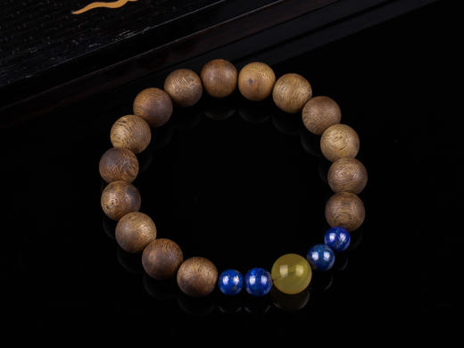 XY0181沉香+蜜蜡青金石手串 商品图3